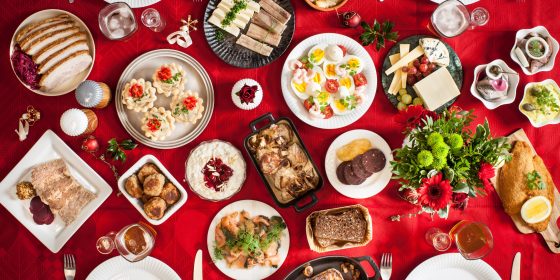 Luksus julebuffet